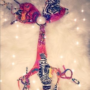 One piece cutout swimsuit